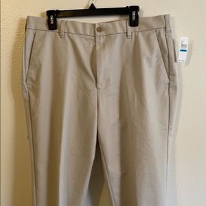 NWT IZOD Performance Stretch Khaki Pants 36x32